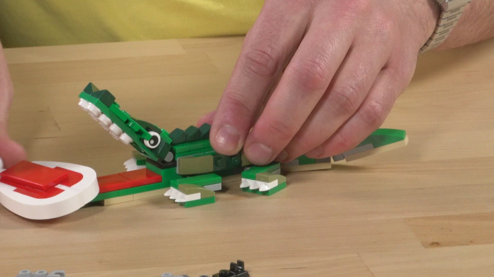 Give Your Crocodile Moving And - LEGO® Creator Videos - LEGO.com for